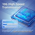 thumbnail image 2 of Tarjeta de red XikeStor PCIe de 10 Gb con chip Intel X550-T2 RJ45, 2 of 7