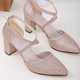 thumbnail image 5 of Sina - Tacones de novia con purpurina en oro rosa rosa 8.5, 5 of 7