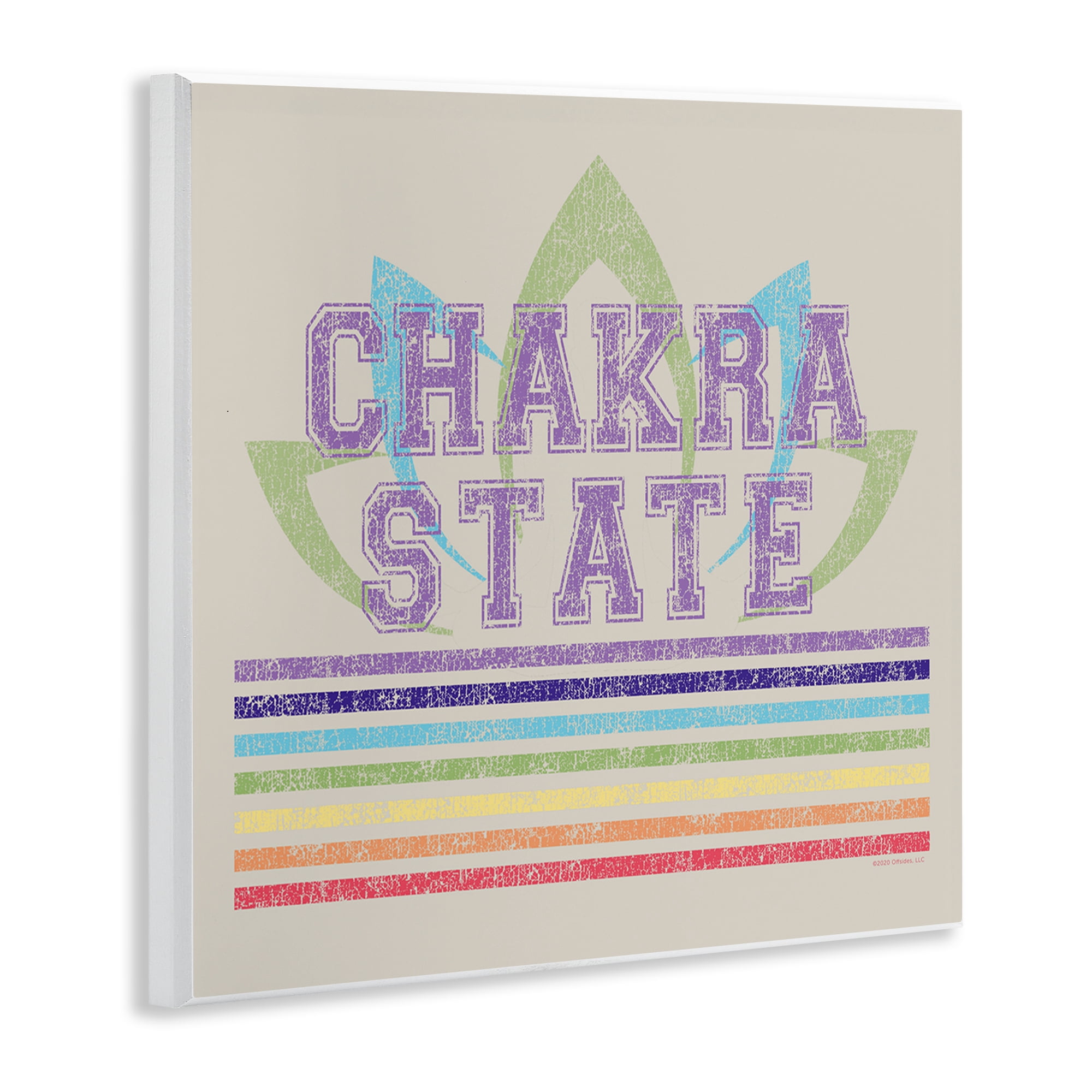 Stupell Industries Vintage Chakra State Novelty & Humor Painting Unframed Art Print Wall Art, 12 x 12