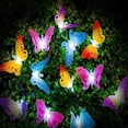 thumbnail image 3 of Zhangyh Solar Butterfly String Lights, Butterfly Fairy Lights Butterfly Christmas String Lights Waterproof Butterfly Fairy Lights for Yard Patio Decorative, 3 of 8