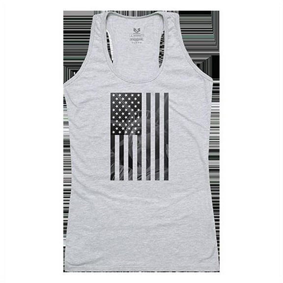 Rapid Dominance Liberty Graphic Tank Top, Heather Grey - Extra Large