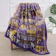 thumbnail image 2 of Football Throw Blanket Gifts, Football Style for Men Women Gift, Team Lover Blankets for Bed Sofa Couch 60" X 50", 2 of 6