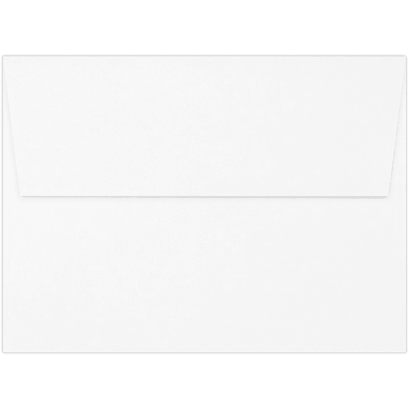 LUXPaper A6 Peel & Press Invitation Envelopes, 4 3/4 x 6 1/2, 80lb. Brilliant White, 50 Pack