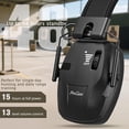 thumbnail image 2 of Electronic Shooting Ear Protection, SNR 30dB Active Noise Cancelling Earmuffs with Sound Amplification, Rechargeable Noise Reduction Hearing Protection Headset for Gun Range Shooters -Black, 2 of 8