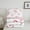Pink, variant on Castle Fairy 2-Piece Twin Bow Daisy Love Heart Bedding Comforter Set