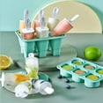 thumbnail image 2 of Dosaele Collapsible Popsicles Molds - Silicone Ice Pop Molds, 2 Pack Easy Release Ice Cream Mold, Reusable Popsicle Stick with Drip-Guards for Homemade Popsicles and Ice Cream, 2 of 2
