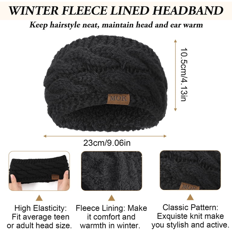 Winter Hat Scarf Gloves Headband Set, Touchscreen Gloves, Fleece Lined Beanie Amazon.com: LOROME Winter Beanie Hat Scarf Gloves, Warm  main image 2