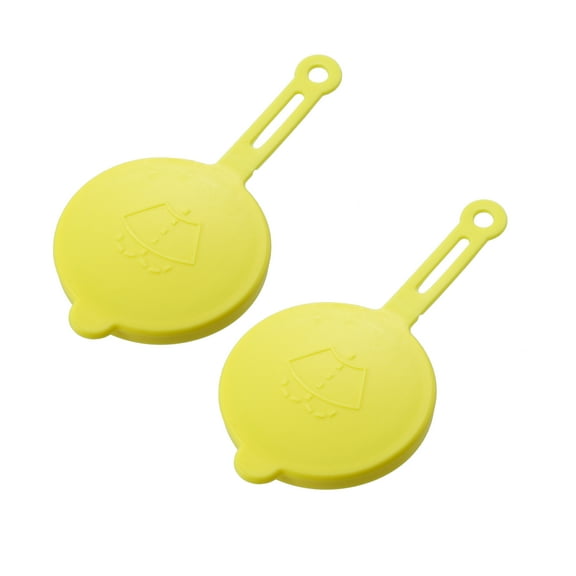 2pcs 28913-8B700 Yellow Windshield Wiper Washer Fluid Reservoir Tank Bottle Cap Cover for Nissan Pickup 1992-1997
