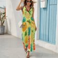 thumbnail image 6 of Lunarable Pineapple Art Sleeveless Dress Women's Summer Suit Dresses for Women 2025 Luxury Party Dress, 6 of 7