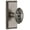 Antique Pewter, variant on Grandeur Grande Victorian Door Knob with Carre Plate