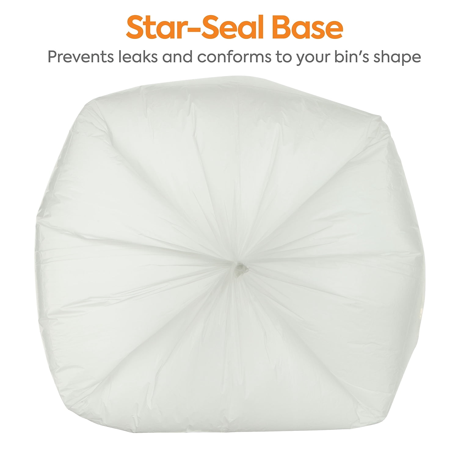 Staples Coastwide Professional 12-16 Gallon Trash Bag 24" x 33" High Density 8 mic Natural 1000