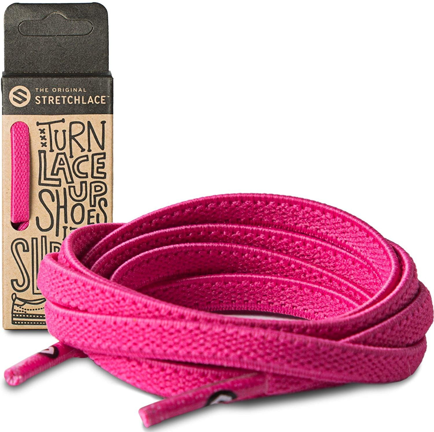The Original Stretchlace Elastic Shoe Laces Flat Stretch Shoelaces
