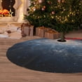 thumbnail image 6 of Yiaed The Galaxy Print Christmas Tree Skirt , Tree SkirtsTree Mat for Christmas Winter Holiday Indoor Decorations-30", 6 of 7
