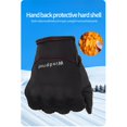 thumbnail image 5 of RPVATI Mens Cold Weather Warm Motorcycle Gloves Outdoor Cycling Ski Unisex Winter Glove for Women Red M, 5 of 6