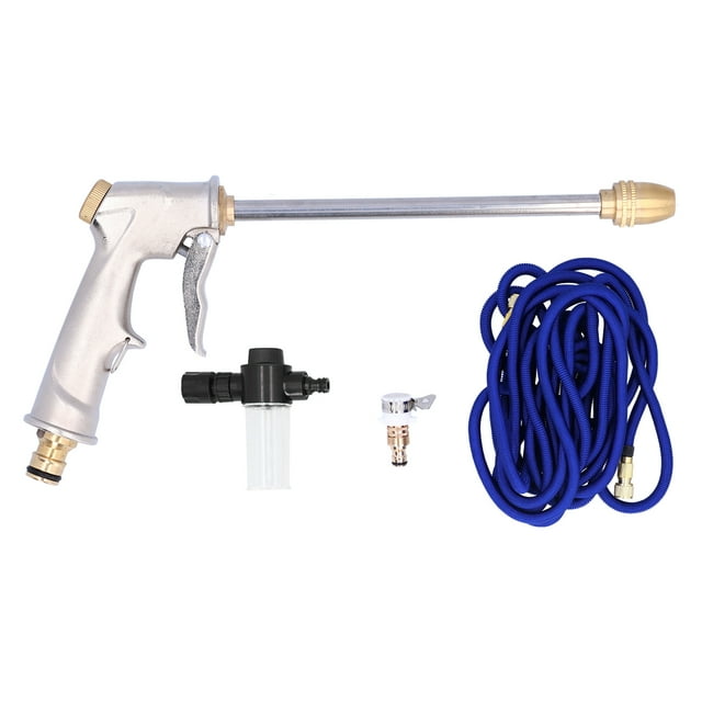Pistola de agua de alta presión, pulverizador portátil, manguera universal para lavado de coches y jardines.