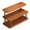 Brown, variant on Two Layer Desktop Storage Rack, Wooden Mug Holders for Office Desk, Versatile Organizer for Kitchen, Bathroom, Living Room, Space Saving Storage Solution
