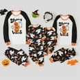 thumbnail image 6 of PatPat Halloween Pajamas Letter Pumpkin Ghost Print Family Matching Pajamas Sets, 6 of 6