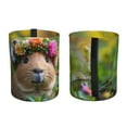 thumbnail image 2 of Naloa Flower Crown Guinea Pig Car Trash Can Garbage Car Accessories Trash Can Car Waste Bin for for Driver and Passenger Any Vehicle, 2 of 7
