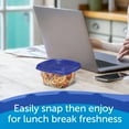 Ziploc® Brand, Food Storage Containers with Lids, Smart Snap Technology