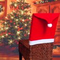 thumbnail image 2 of Ounissouiy Funda navideña para silla, gorro navideño, manga para sala de estar, cocina, antimacassar, comedor, funda para el hogar, restaurante, Kits de decoración para fiestas, 2 of 6