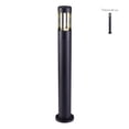 thumbnail image 1 of Lampara Exterior Sobreponer Piso Negro Draco Led 9w, 1 of 5
