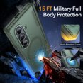 thumbnail image 2 of Oneagle Magnetic for Samsung Galaxy Z Fold 7 Case Built in Screen Protector Translucent [Fit for MagSafe] [S Pen Holder Slot] [Hinge Protection] MIL-Grade Shockproof Matte Case for Galaxy Z Fold 7, 2 of 7