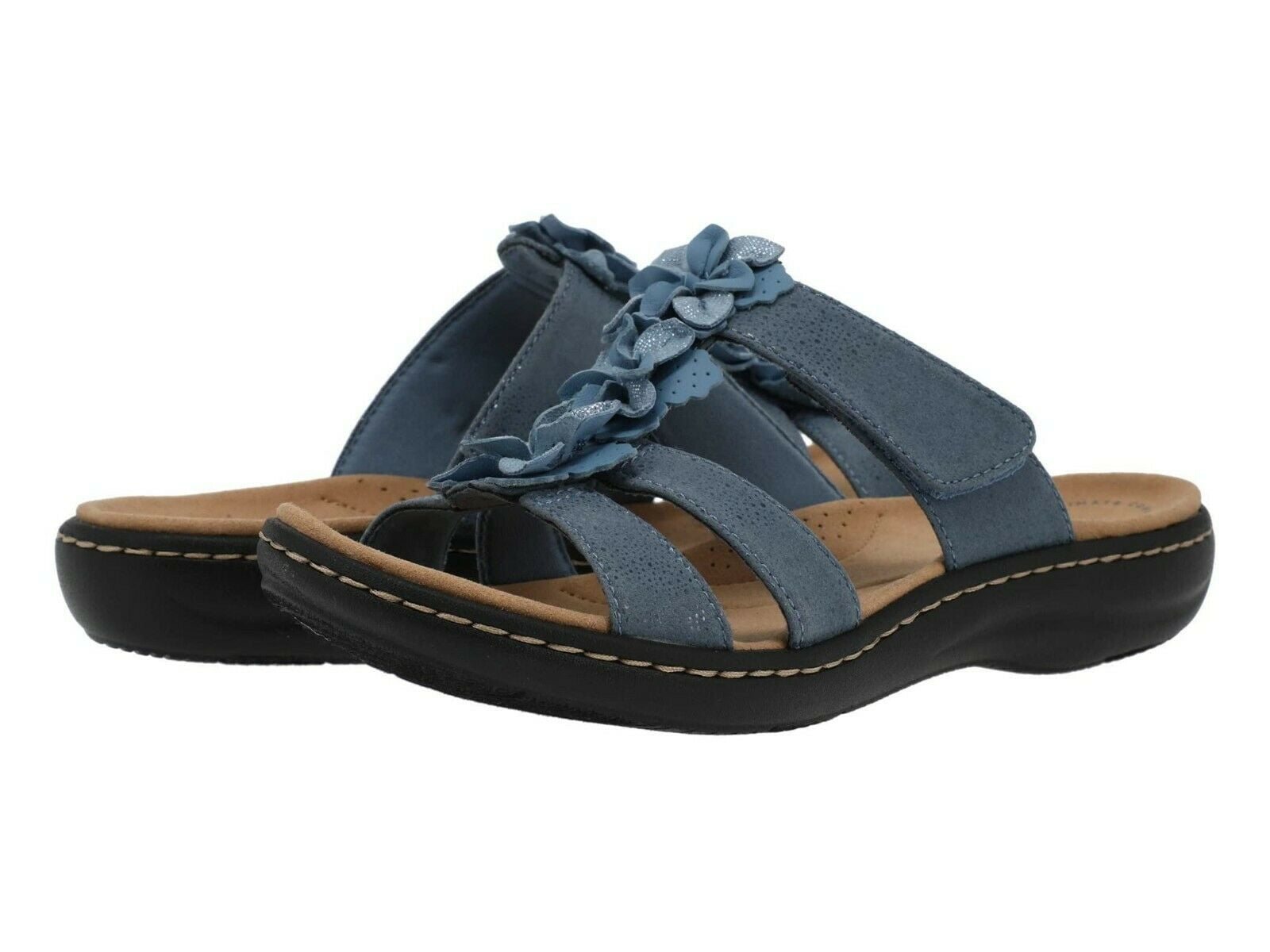 Clarks LEXI MYRTLE Womens Sand Leather 34220 Slide Comfort Sandals 