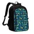 thumbnail image 1 of Balery Little Pirate Crocodile Mochila con carga USB para hombre y mujer - Mochila impermeable y antirrobo para portátil con puerto USB para viajes, trabajo, estudios y universidad, 1 of 7