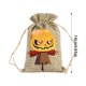 thumbnail image 2 of Bolsa De Halloween Con Cordón Para Caramelos Bolsa De Arpillera De Lino Para Fiestas Envoltorio Y Truco O Trato, 2 of 5