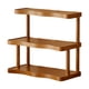 thumbnail image 2 of Estante de exhibición pequeño para fragancias, soporte decorativo de madera de 3 capas para regalo. 50 centímetros, 2 of 8