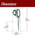 thumbnail image 2 of JubileeYarn Japanese Style Fabric Scissors - 10" - Green - 3 Scissors, 2 of 7