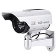 thumbnail image 1 of Cámara de seguridad solar falsa estilo pistola, color plata, con soporte ajustable 360° para disuasión de robos en interiores/exteriores, modelo SN-61, 1 of 6