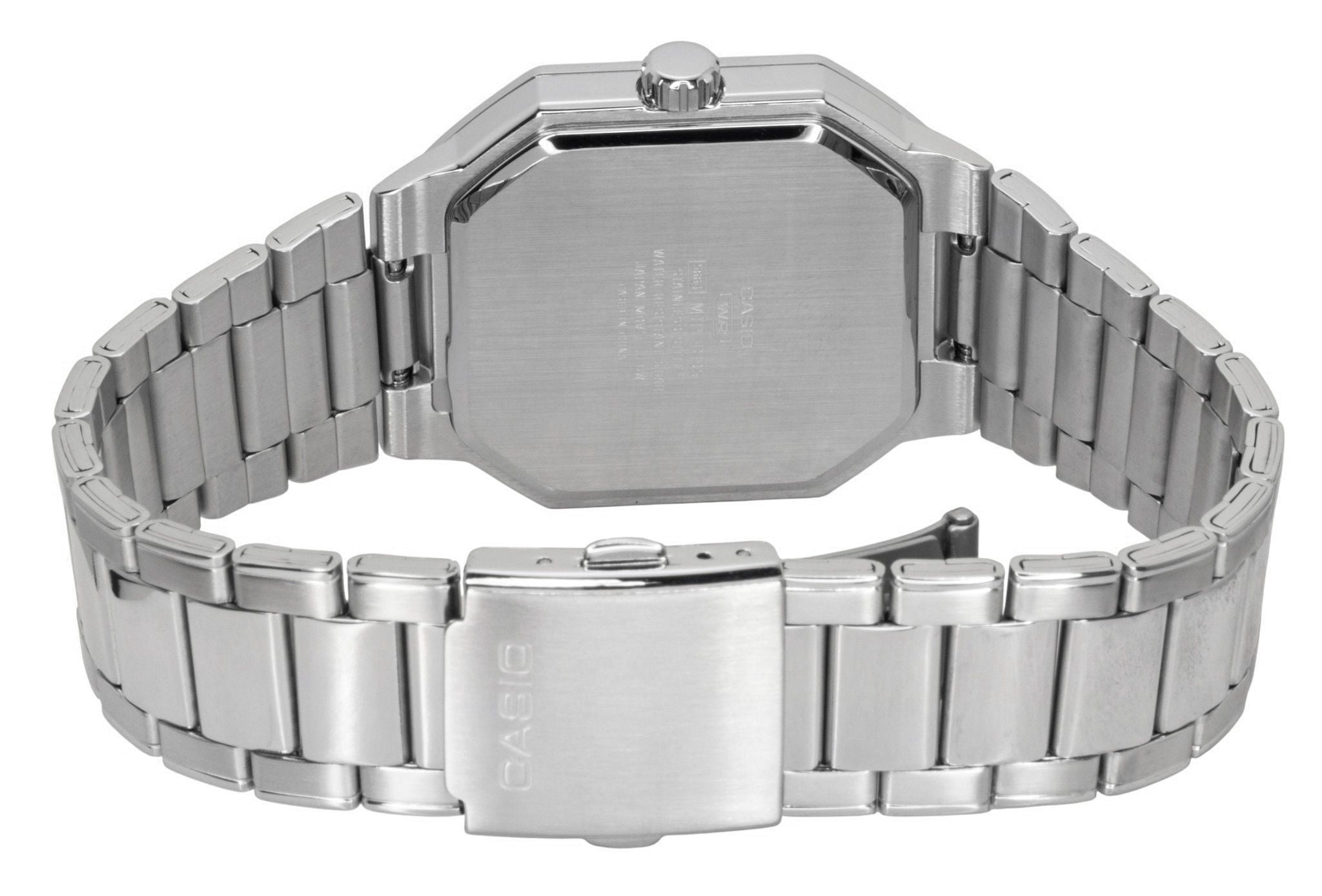 Casio Analog Stainless Steel Green Dial Quartz MTP-B195D-3AV Men's Watch