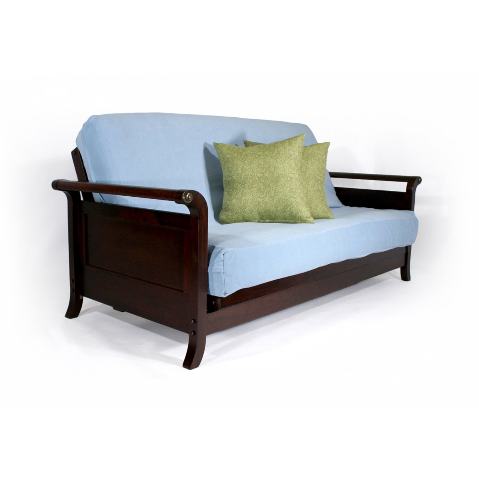 Strata Lexington Wall Hugger Futon Frame Dark Cherry