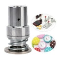thumbnail image 2 of Fyydes for Hand Press Machine, Button Maker Die Mould,Fabric Covered Button Tools Dies Mold Round Bread Shape Press Tool for Hand Press Machine, 2 of 8