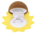 thumbnail image 3 of Organizador de Joyas de Vije, Joyero de Forma de Girasol de 2.9 Pulgadas, Joyero Portátil para Mujeres para Niñas para Organizar un Brazalete de Cuello de Anillo, 3 of 7