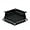 Black, variant on EliteGadget Desk Organizer for Table, Night Stand, Desk, Workplace - PU Leather Hexagon Shaped Organizer Store Keys, Money, Pens, Glasses, Jewelries, and Accessories (Black, 6.5 Inch)