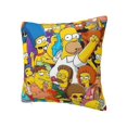 thumbnail image 3 of Simpsons Square Pillow Case Pillow Holder Soft Decorative Pillow Sham Cushion Cases Pillowcase 18"X18", 3 of 7
