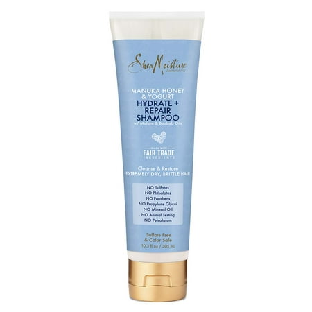 SheaMoisture Shampoo to Hydrate & Repair Hair Manuka Honey & Yogurt 10.3