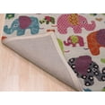 thumbnail image 5 of Elephant Tapis en Laine Tufté à la Main Parade, 5 of 5