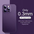 thumbnail image 4 of Luxury 0.3mm Hard PP Matte Case For iPhone 15 14 13 12 Mini 11 Pro Max Xr Xs X SE 7 8 Plus Ultra Thin Frosted Colorful Fundas, 4 of 5