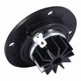 thumbnail image 4 of 2Pcs Tweeter Speaker 6 Ohm 30W Hifi Soft Dome Silk Film Treble Loudspeaker Neodymium Toothed Aluminum Heat Sink, 4 of 5