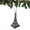 thumbnail image 2 of Eiffel Tower Paris France Polish Mouth Blown Glass Christmas Ornament Decoration, 2 of 5