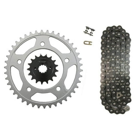 Factory Spec, Black 525x122 O-Ring Drive Chain & 17/41 Sprockets compatible with Honda Shadow 750 ACE VT750
