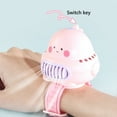 thumbnail image 5 of Hyknon Watch Fan with Wrist Strap Portable Fan Plastic Cute Pet Small Fan Rechargeable Lightweight Handheld Fan for School Travel Gifts, 5 of 5