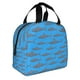 thumbnail image 2 of Easygdp Cute Shark Bolsa Térmica Premium - Tela Oxford Impermeable, Gran Capacidad, Bolsillo Frontal, Unisex para Trabajo, Escuela, Actividades al Aire Libre y Picnics, 2 of 8