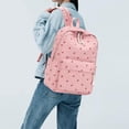 thumbnail image 2 of FDDMis Quilted Backpack for Women Travel Backpacks Theft Proof Backpack Mini Travel Backpack Technician Backpack Mens Black Backpack Mochila De Niña, Pink, 2 of 7