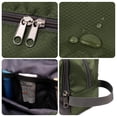 thumbnail image 3 of Travel Toiletry Bag for Men Hanging Dopp Kit Small Nylon Shaving Bag, Water Resistant Bathroom Toiletries Organizer for Traveling, Army Green, 3 of 8