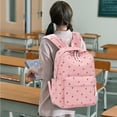 thumbnail image 3 of FDDMis Quilted Backpack for Women Travel Backpacks Theft Proof Backpack Mini Travel Backpack Technician Backpack Mens Black Backpack Mochila De Niña, Pink, 3 of 7