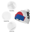 thumbnail image 3 of Pofeuu Korea Print Beanie Hat for Men Women Knit Winter Hat Warm Cuffed Skull Beanie Slouchy Soft Unisex, 3 of 6